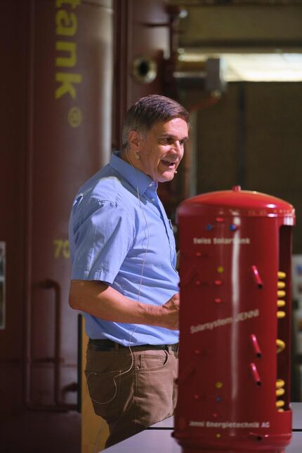 Moderator Jürg Kärle, Energie-Cluster.